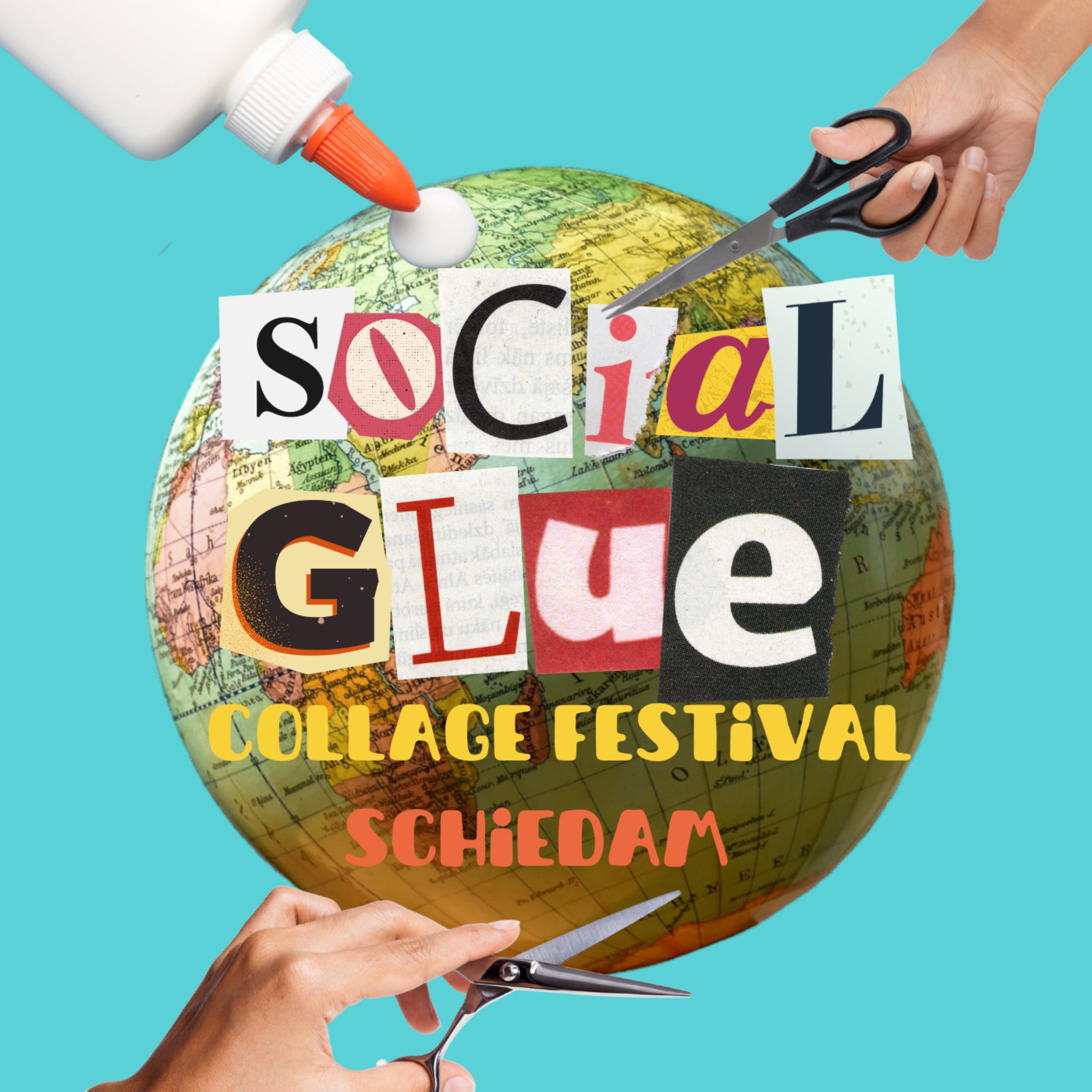 Logo Social Glue Collage Festival Schiedam 2025